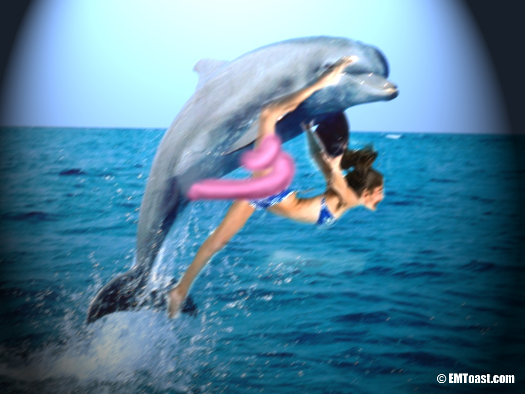 Naked Woman Gets Fucked By A Male Dolphin 81