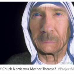 What If Chuck Norris Was Mother Theresa?