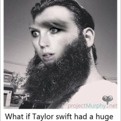 What If Taylor Swift Had A Huge White Beard?
