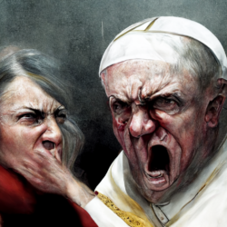 Abusive Pope Fights With Secret Wife 1992