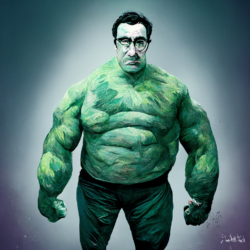 Johnny O. Becomes a Gamma Irradiated Hulk