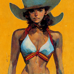 Bikini Cowboy Girl Saga: Surrounded by Wolves
