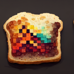 I Like My Toast With Pixel Jelly