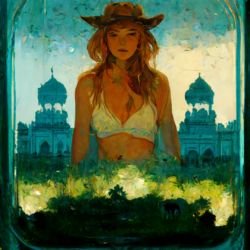 Bikini Cowboy Girl Saga: Taj Mahals