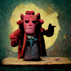 Marzipan Hellboy for Sale