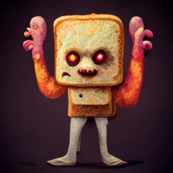 Freaky Toast Man