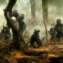 The Great Humanzee-Robot War: A Cautionary Tale of Playing God