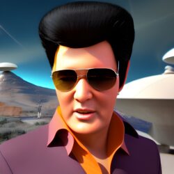 “EMToast” Exclusive: Elvis Presley Sighted Alive and Well in Outer Space